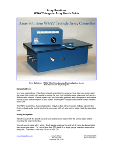 to the W8AV Triangle Array Manual