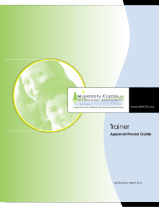 Trainer - Minnesota Center for Professional Development