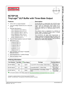 NC7SP126 TinyLogic® ULP Buffer with Three