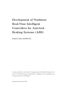 Development of Nonlinear Real-Time Intelligent Controllers for Anti