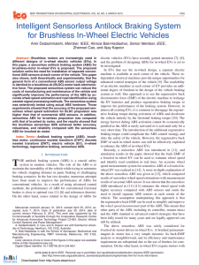 Intelligent Sensorless Antilock Braking System for Brushless In