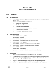 section 03300 cast-in-place concrete