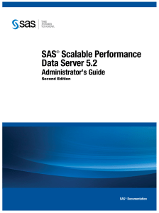 SAS Scalable Performance Data Server 5.2: Administrator`s Guide