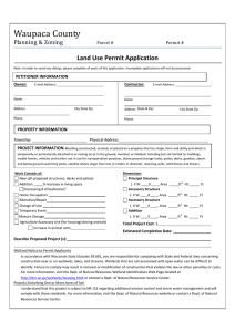 A land use permit