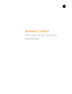 Business Conduct Policy