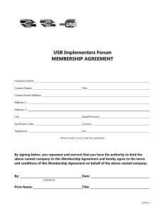 Membership Agreement