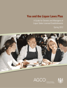 You and the Liquor Laws Plus
