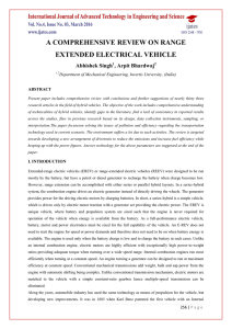 a comprehensive review on range extended electrical vehicle