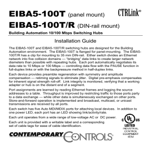 EIBA5-100T (panel mount) EIBA5-100T/R (DIN