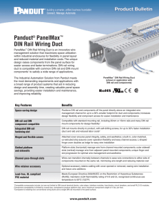 Panduct® PanelMax™ DIN Rail Wiring Duct