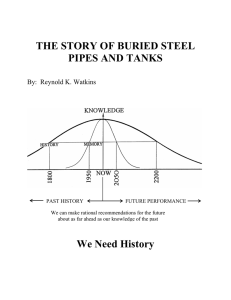 Buried Steel Pipes Tanks