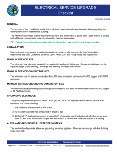 Electrical Handout - City of San Mateo