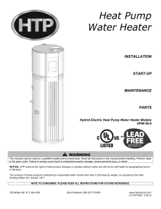 Heat Pump Water Heater