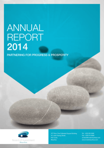 2014 - Partnering for Progress and Prosperity