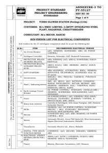 product standard project engineering annexure-3 to py-55127