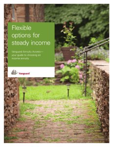 Flexible options for steady income