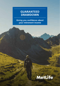 Guaranteed drawdown