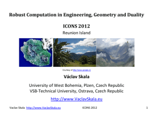 Robust Computation in Engineering, Geometry and Duality