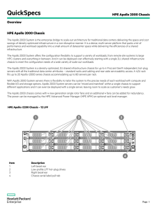 HPE Apollo 2000 Chassis