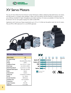 XV Servo Motors