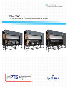 Liebert® CW - PTS Data Center Solutions