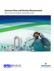 Emerson Flow and Density Measurement