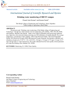 View - International Journal of Scientific Research and Reviews