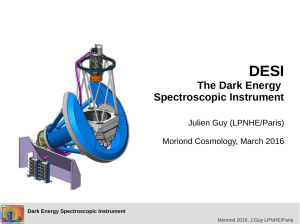 The Dark Energy Spectroscopic Instrument