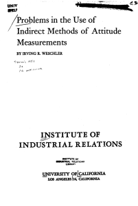 Problems in the Use of Measurements