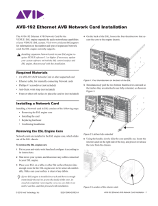 AVB-192 Ethernet AVB Network Card Installation Guide