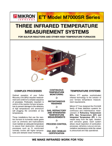 three infrared temperature measurement systems