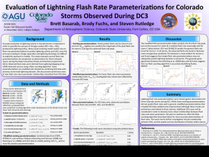 AE33B-0341. Evaluation of Lightning Flash Rate Parameterizations
