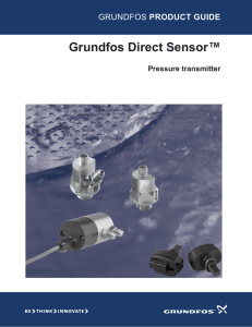 Grundfos Direct Sensor - Mullarkey Associates, Inc.