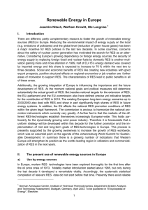 Renewable Energy in Europe