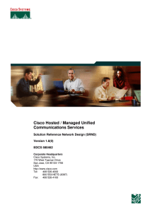 Hosted/Managed UC Services SRND v6