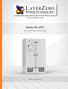 Series 70: eSTS - LayerZero Power Systems, Inc