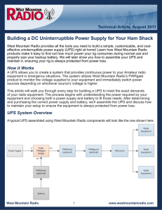 Building a DC Uninterruptible Power Supply for Your Ham Shack