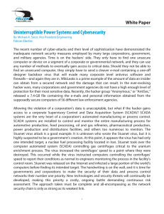 Uninterruptible Power Systems and Cybersecurity