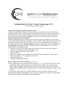 Virtual Colonoscopy (VC)