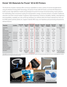 VisiJet Crystal - 3D Printing Ally