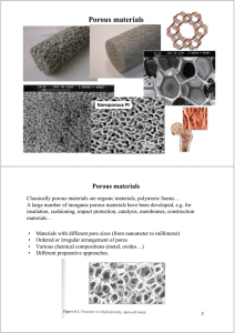 Porous materials
