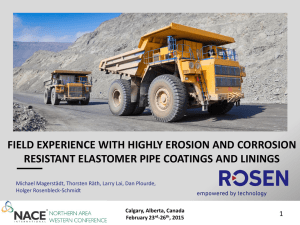 FIELD EXPERIENCE WITH HIGHLY EROSION AND CORROSION