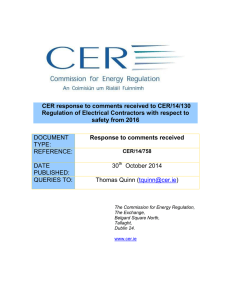 View document - Commission for Energy Regulation