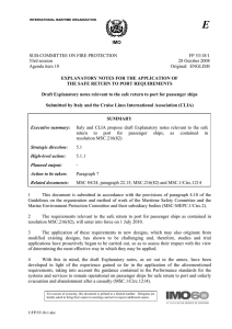 as per SOLAS regulation II-2/21.4.14