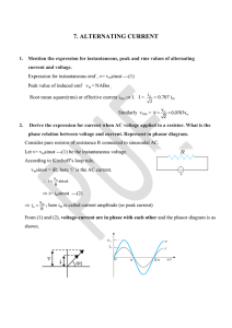 7. alternating current