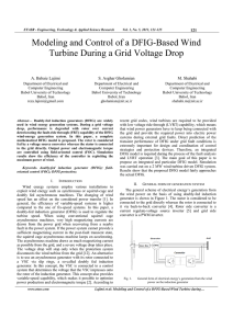 Modeling and Control of a DFIG-Based Wind Turbine During a Grid