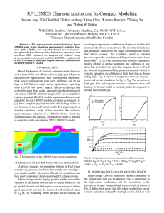 RF LDMOS Characterization and Its Compact Modeling