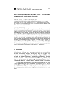 A neo-Downsian model of the alternative vote as a mechanism for