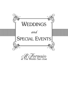 weddings - Il Fornaio