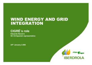 wind energy and grid integration